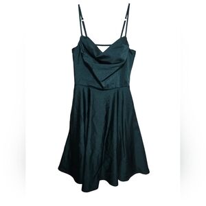 City Triangle Hunter Green Formal Homecoming, Prom Dress size 1